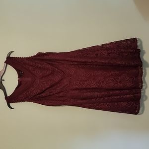 Burgundy Dress